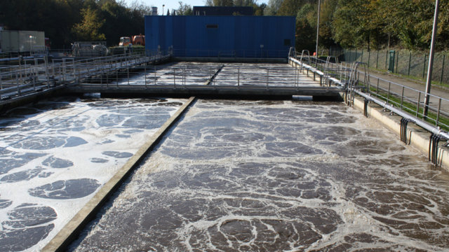 Belebungsbecken Klärwerk Schwelm Belebungsbecken Klärwerk Schwelm