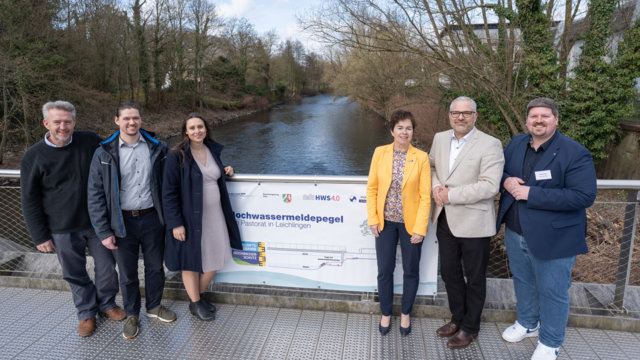 Einweihung Pegel Leichlingen am Pastorat